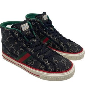Gucci New GG High Top Tennis Sneakers / US 11/ Women's